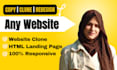 be your frontend developer,html css javascript