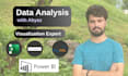 create power bi dashboard, excel report, and data visualization with dax