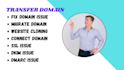 transfer website, migrate hosting, clone website, change domain name fix domain