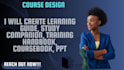 create learning guide, study companion, training handbook, coursebook, ppt