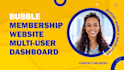 develop bubble io membership site subscription no code app as bubble developer