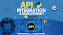 integrate and development of any api and python backend