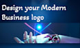 design modern business logo with copyrights
