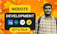 build scalable full stack website as an expert react and full stack developer