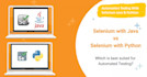 do web automation with selenium java python