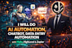 ai automation, chatbot, data entry automation with make, high level and zapier