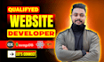 be your full stack web developer for web app,saas and custom website development