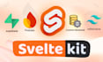 build app with sveltekit and supabase, sveltekit and firebase, tailwindcss