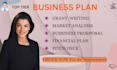 develop a detailed business plan, proposal and pitch deck