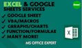 Do excel vba google sheets, macros formulas, and custom spreadsheet ...