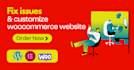 fix issues and customize your woocommerce website
