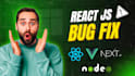 fix bugs in reactjs, nextjs and nodejs application