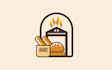 design awesome fry bread branding logo