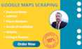 do google map scraping ,business data with email