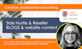 write a 3 blog post series on reselling and side hustles