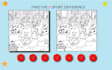 draw hidden object and spot the difference picture