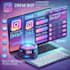 install instagram dm bot with multi account and daily limit control