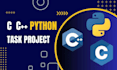 do c programming, cpp, c sharp, python, java projects coding