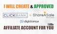 create verified clickbank or digistore affiliate account for you
