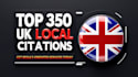 top 350 UK local citations and directory submissions