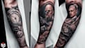 create custom high quality tattoo design, tattoo sleeve