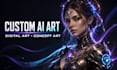create custom ai art and digital art
