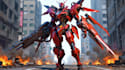 draw high quality robot, mecha concept  art illustartion