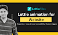 add lottie animation to the website