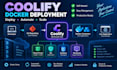 set up coolify on your host with docker