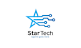 design technology logo with tech product lines or it company