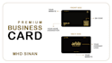 make a classic visiting card