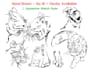 draw custom hand drawn line art portraits from your photo