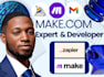 do make com automation integromat make com zapier make com automation