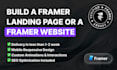 build a framer landing page or a framer website