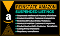 reinstate suspended amazon listing remove intellectual property violation