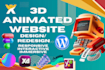 do interactive map wix webite 3d animated wix studio website design wix website