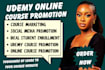do udemy course promotion online course promotion udemy course udemy