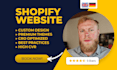do a custom shopify design and shopify cro customizations