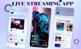 develop live streaming app video streaming app streaming website live streaming