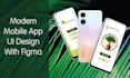 do modern and user friendly mobile app UI UX design