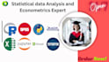 do statistical data analysis, econometrics assignments and projects using r spss