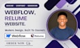design a professional webflow website wordpress website relume library