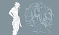 draw elegant line art portraits