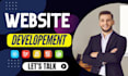 build or rebuild website development as full stack developer