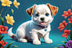 create a unique artwork of a disney pet portrait