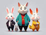 draw cute cartoon characters, animal character