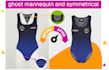 do ghost mannequin symmetrical neck joint service and flat clothing image edit