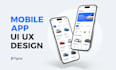 do UI UX design for mobile app screens