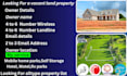 do property research and vacant land property with skip tracing