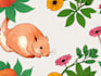 draw an animal and botanical illustration